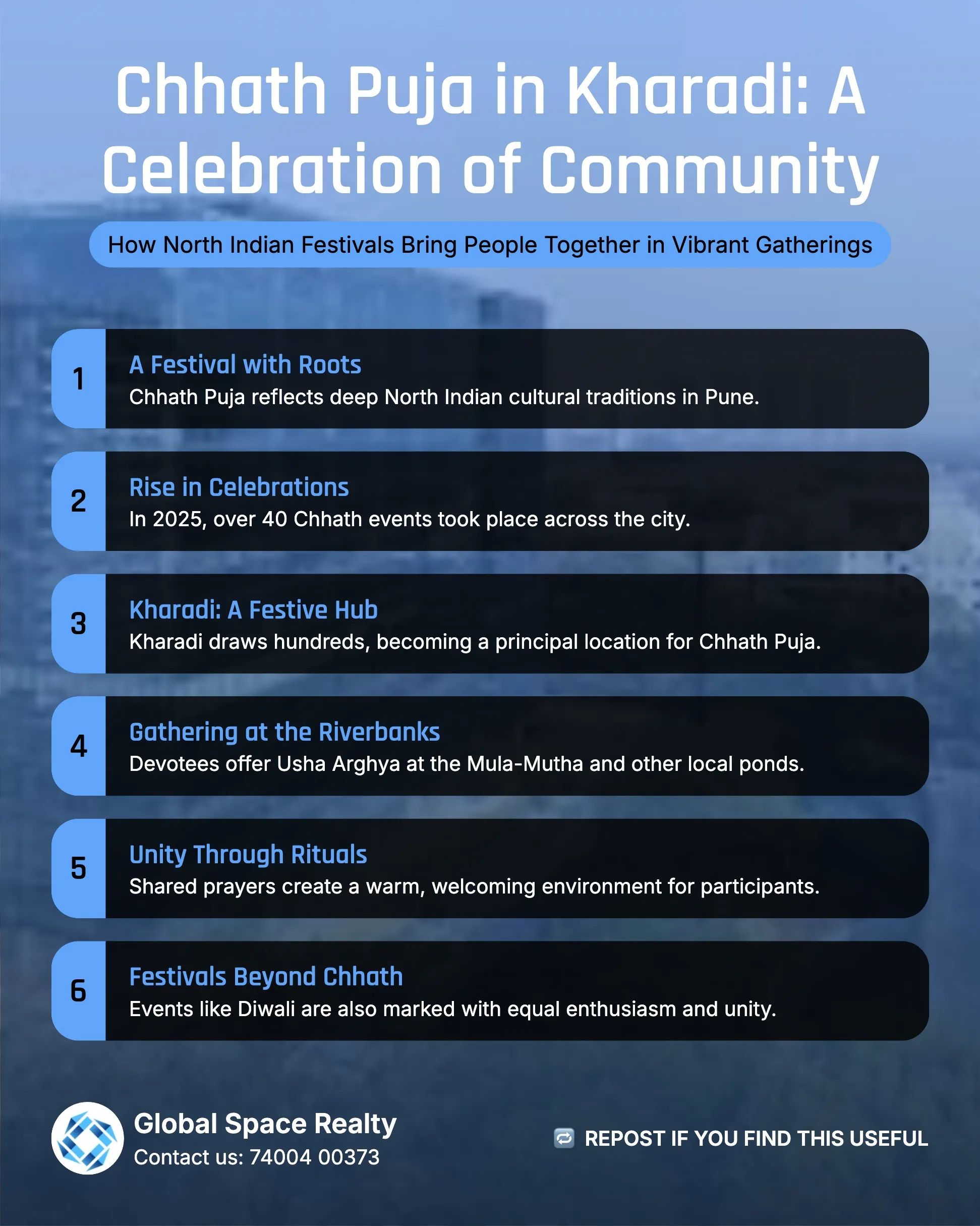 Chhath Puja in Kharadi