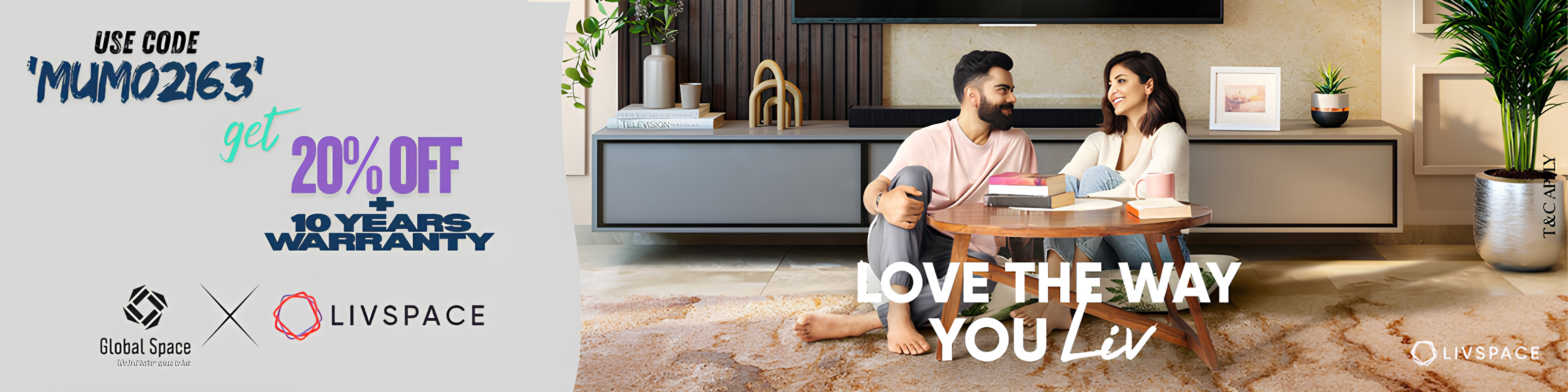 Banner for luxury real estate campaign