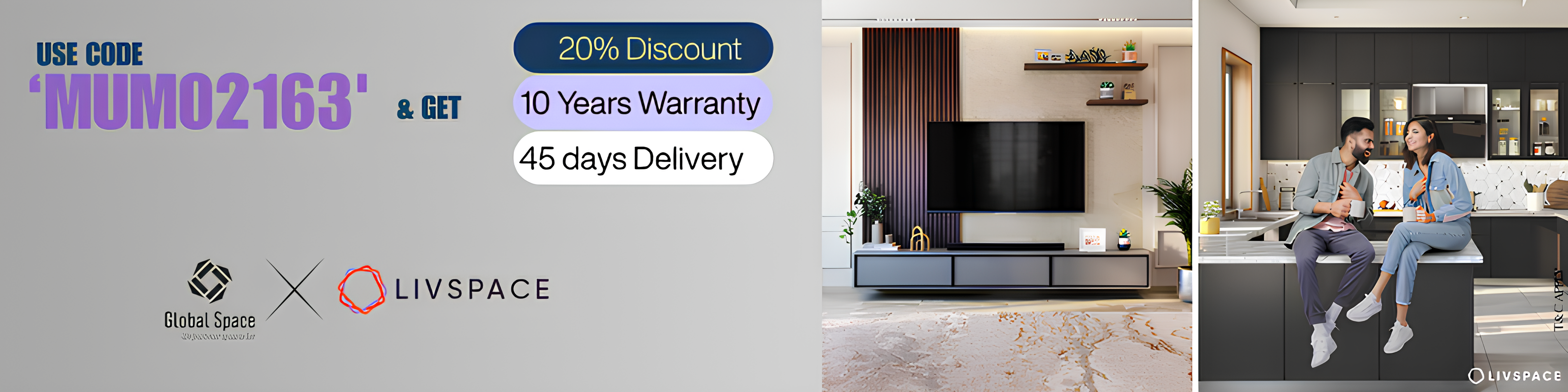 Real estate collaboration promotional marketing campaign banner